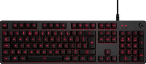 [920-008531] Logitech G413 Teclado Mecanico Gaming USB - Retroiluminacion en Rojo - Teclas de Acceso Directo - Cable de 1.80m - Color Negro