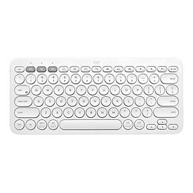 [920-009588] Logitech K380 Teclado Inalambrico Bluetooth - Hasta 3 Dispositivos Simultaneamente - Color Blanco