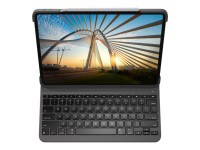 [920-009687] Logitech Slim Folio Pro Funda con Teclado Retroiluminado Bluetooth para iPad Pro 1ª y 2ª Generacion 11" - On/Off Automatico - Escritura Comoda - Cierre Magnetico - Color Gris
