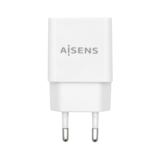 [A110-0526] Aisens Cargador USB 10W Alta Eficiencia - 5V/2A - Color Blanco