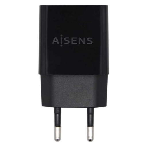 [A110-0527] Aisens Cargador USB 10W Alta Eficiencia - 5V/2A - Color Negro