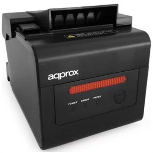 [APPPOS80ALARM] Approx Impresora Termica de Recibos - Alarma de Impresion - Resolucion 203dpi - Velocidad 300mm/s - USB, RJ-11, RS232, LAN - Auto-Corte y Corte Manual