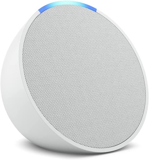 [B09ZXJSW35] Amazon Echo Pop 1ª Gen Altavoz Inteligente WiFi Bluetooth - Compatibilidad con Smart Home - Alexa Integrado - Control de Voz Manos Libres - Altavoz de 49.5mm - Color Blanco