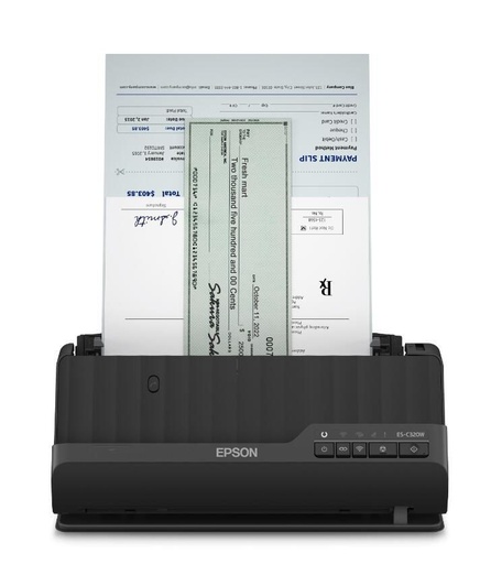 [B11B270401] Epson ES-C320W Escaner Compacto WiFi A4 600dpi