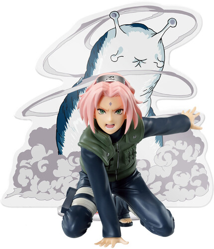 [BP88138] Banpresto Naruto Shippuden Panel Spectable Sakura Haruno - Figura de Coleccion - Altura 9cm aprox. - Fabricada en PVC y ABS