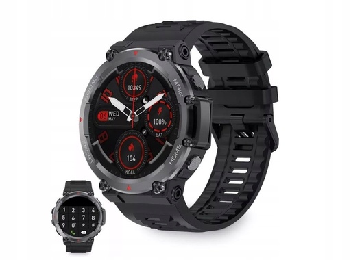 [BXSW14N] Ksix Oslo Reloj Smartwatch Pantalla 1.5" Multitactil - Bluetooth 5.0 - Autonomia hasta 5 Dias - Resistencia al Agua IP68 - Asistente de Voz
