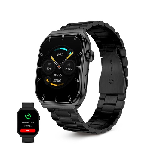 [BXSW20N] Ksix Smartwatch Olympo - Ritmo Cardiaco - Control de Sueño - Color Negro