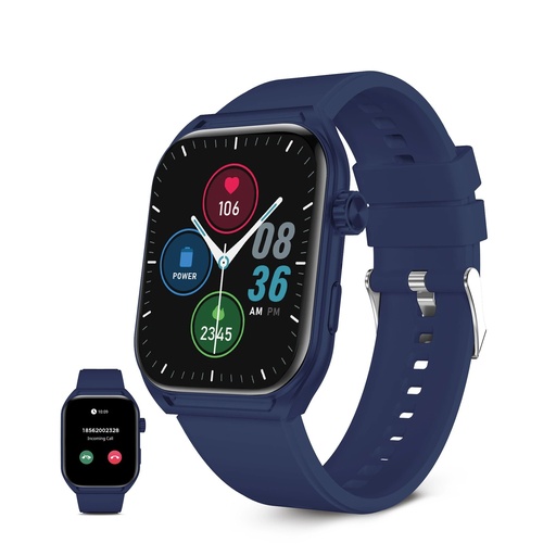 [BXSW28AZ] Ksix Urban Move Smartwatch - Pantalla AMOLED 2,06? AMOLED - Autonomia Hasta 5 Dias - Modos Deporte y Salud, Llamadas, Asistentes de voz - IP67 - Color Azul