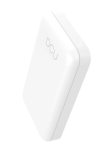 [DCU34155008] DCU Tecnologic Power Bank Magsafe PD20W & QC 22.5W 5.000Mah - Carga Rapida y Magnetica para IPhone 14, 13, 12 y Airpods - Ligero y Compacto - Color Blanco