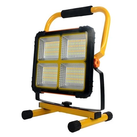 [EB0449] Elbat Foco Solar LED 120W 780lm - Panel Solar Integrado 6V, 3W - Bateria 3.2V, 20000mAh - Angulo Iluminacion 360º - Soporte Plegable