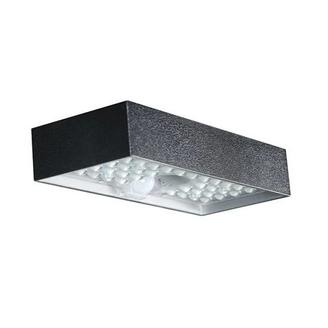 [EB0493] Elbat Lampara Solar LED - 230X97X42.7mm - 6W, 900 Lumenes - Luz Blanca 4000K - Sensor de Movimiento - Color Negro