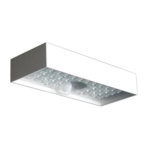 [EB0494] Elbat Lampara Solar LED - 230X97X42.7mm - 6W, 900 Lumenes - Luz Blanca 4000K - Sensor de Movimiento - Color Negro