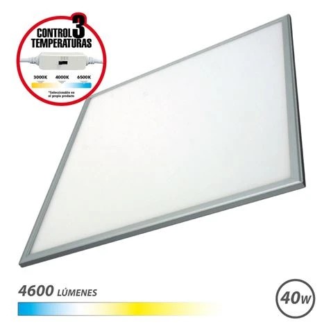 [EB0533] Elbat Panel LED 60x60 40W - 4600Lm - Selector 3 Temperaturas - Color Blanco