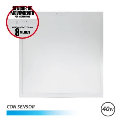 [EB0534] Elbat Panel LED 60x60 40W - 4600Lm - Luz Fria - con Sensor - Color Blanco