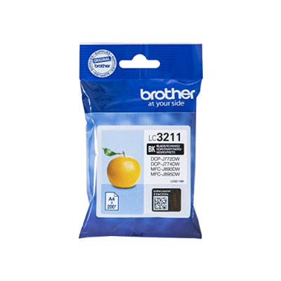 [LC3211BK] Brother LC3211 Negro Cartucho de Tinta Original - LC3211BK