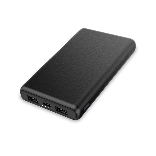 [LCBA10000U02C] Contact Bateria Externa/Power Bank 10000mAh 10W USB-A, USB-C - Ultra Ligera - Carga Rapida y Simultanea