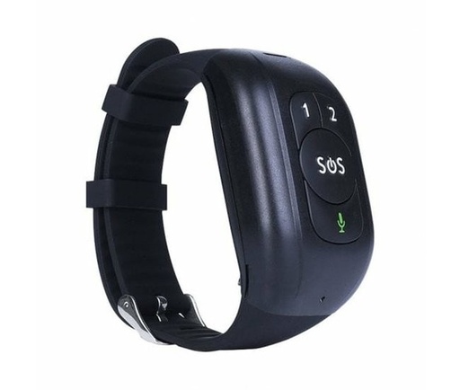 [LESB01K] Leotec Senior Smart Band 4G - Geolocaliza en Tiempo Real - Localizacion por Medio de Redes WiFi y LBS - Monitor de Ritmo Cardiaco, Podometro, Tensiometro etc... - Color Negro