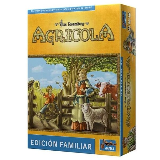 [LKGAGF01ES] Agricola Ed. Familiar Juego de Tablero - Tematica Agricultura/Animales - De 1 a 4 Jugadores - A partir de 8 Años - Duracion 45min. aprox.