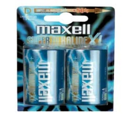 [LR20-B2 MXL] Maxell Pack de 2 Pilas Alcalinas LR20 D