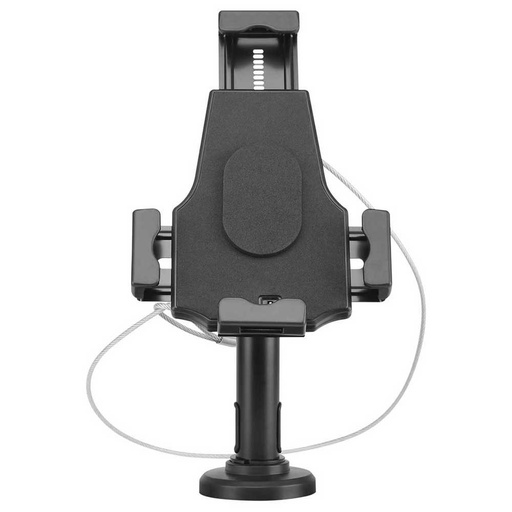[MS1P02-111] Aisens Soporte Antirobo de Sobremesa / Pared Ajustable (1 Pivote) para Tablet - Color Negro