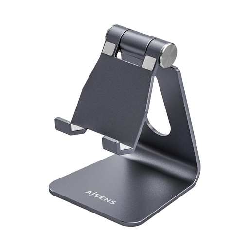 [MS1PM-083] Aisens Soporte de Sobremesa Tamaño M Ajustable (1 Pivote) para Movil / Tablet - Color Gris