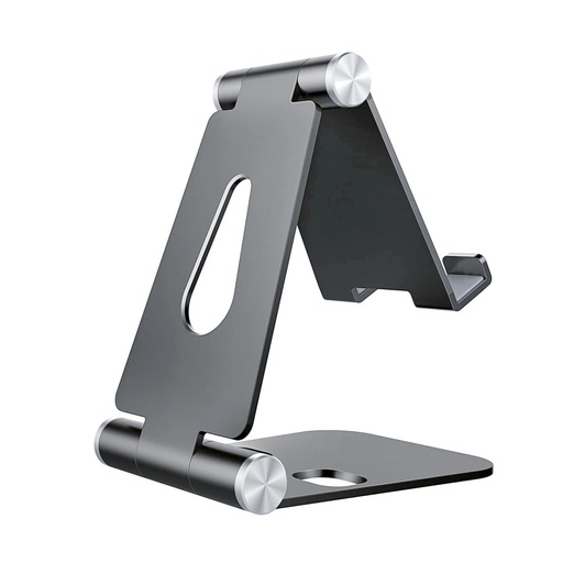 [MS2PM-088] Aisens Soporte de Sobremesa Tamaño M Ajustable (2 Pivotes) para Movil / Tablet - Color Gris