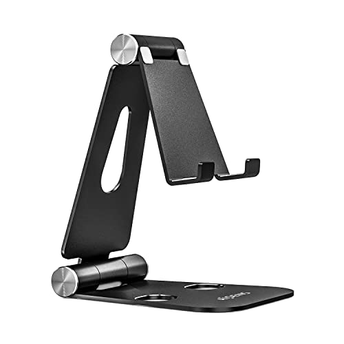 [MS2PXL-096] Aisens Soporte de Sobremesa Tamaño XL Ajustable (2 Pivotes) para Movil / Tablet - Color Negro