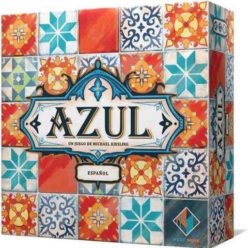 [NMG60010ES] Azul Juego de Tablero - Tematica Puzzle Construccion - De 2 a 4 Jugadores - A partir de 8 Años - Duracion 30min. aprox.