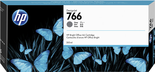 [P2V93A] HP 766 Gris Cartucho de Tinta Original - P2V93A