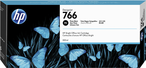 [P2V94A] HP 766 Negro Photo Cartucho de Tinta Original - P2V94A