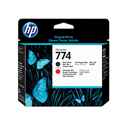 [P2V97A] HP 774 Cabezal de Impresion Original - Negro Mate, Rojo Cromatico - P2V97A