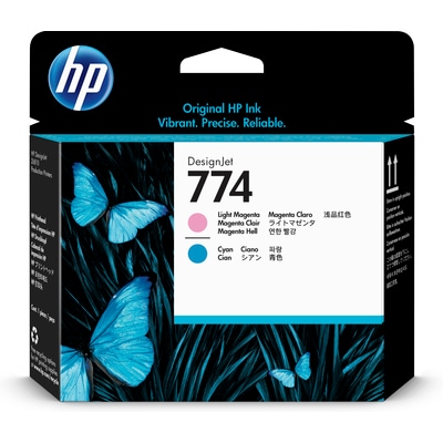[P2V98A] HP 774 Cabezal de Impresion Original - Cyan Light, Magenta Light - P2V98A