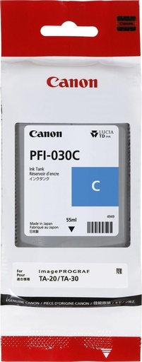 [PFI030C] Canon PFI030 Cyan Cartucho de Tinta Original - 3490C001