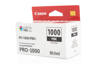 [PFI1000PBK] Canon PFI1000 Negro Photo Cartucho de Tinta Original - PFI1000PBK/0546C001