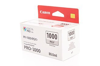 [PFI1000PGY] Canon PFI1000 Gris Photo Cartucho de Tinta Original - PFI1000PGY/0553C001