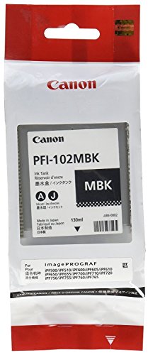 [PFI102MBK] Canon PFI102 Negro Mate Cartucho de Tinta Original - 0894B001