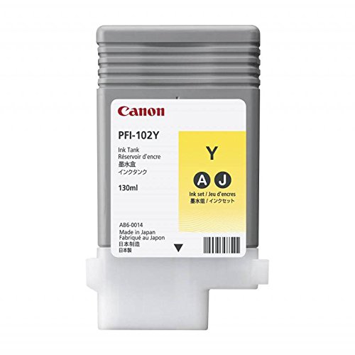 [PFI102Y] Canon PFI102 Amarillo Cartucho de Tinta Original - 0898B001