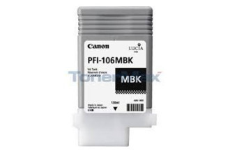 [PFI106MBK] Canon PFI106 Negro Mate Cartucho de Tinta Original - PFI106MBK/6620B001