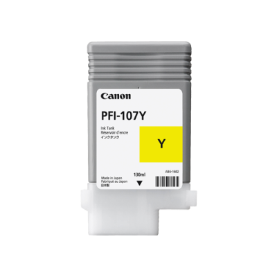 [PFI107Y] Canon PFI107 Amarillo Cartucho de Tinta Original - PFI107Y/6708B001