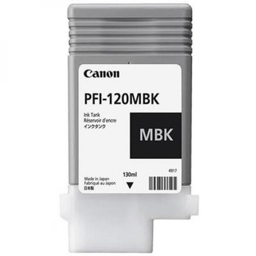 [PFI120MBK] Canon PFI120 Negro Mate Cartucho de Tinta Original - 2884C001