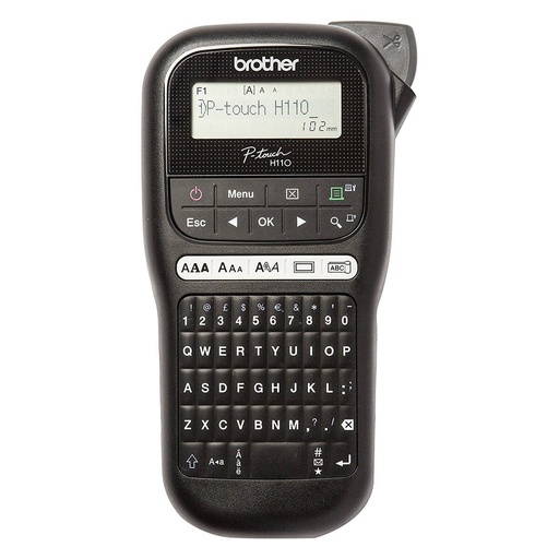 [PTH110] Brother PT-H110 Rotuladora Electronica Portatil - Pantalla LCD - 253 Simbolos - Velocidad 20mms - Color Negro