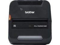 [RJ4250WB] Brother RJ-4250WB Impresora Termica Portatil de Etiquetas y Tickets WiFi, Bluetooth, USB - Resolucion 203ppp - Velocidad 127mms - Color Negro
