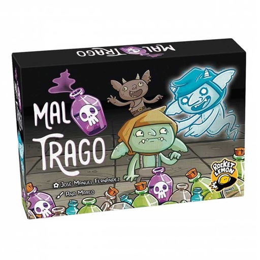 [RLG-003MAL] Mal Trago ¡Brujas, Pociones y muchos Goblins! Juego de Cartas - Tematica Brujas y Pociones - De 4 a 10 Jugadores - A partir de 8 Años - Duracion 15-20min. aprox.