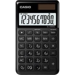 [SL-1000SC-BK] Casio SL-1000SC Calculadora de Bolsillo - Pantalla Extragrande de 10 Digitos - Alimentacion Solar y Pilas - Color Negro