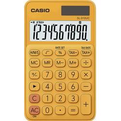 [SL-310UC-RG] Casio SL-310UC Calculadora de Bolsillo - Calculo de Impuestos - Pantalla LCD de 10 Digitos - Solar y Pilas - Color Naranja