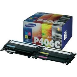 [SU375A] Samsung CLP360/CLX3305 Pack de 4 Cartuchos de Toner Originales - CLT-P406C/SU375A