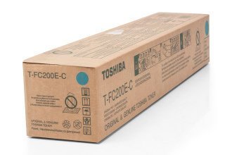 [T-FC200EC] Toshiba T-FC200EC Cyan Cartucho de Toner Original - 6AJ00000259/6AJ00000195/6AJ00000119