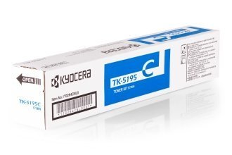 [TK5195C] Kyocera TK5195 Cyan Cartucho de Toner Original - 1T02R4CNL0/TK5195C