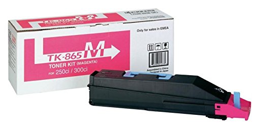 [TK865M] Kyocera TK865 Magenta Cartucho de Toner Original - 1T02JZBEU0/TK865M