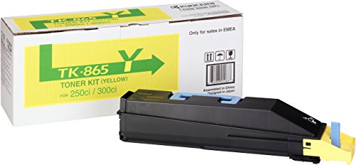 [TK865Y] Kyocera TK865 Amarillo Cartucho de Toner Original - 1T02JZAEU0/TK865Y